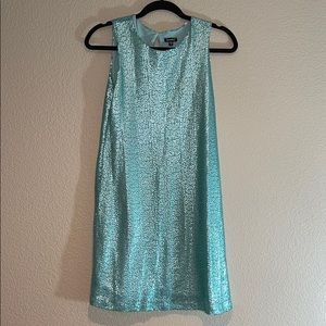 Turquoise Mini Dress